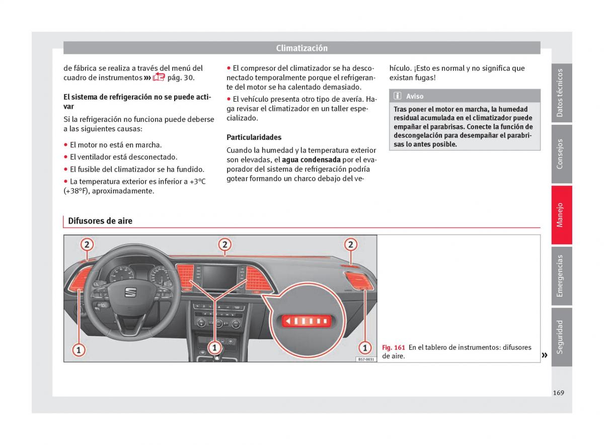 Seat Ateca manual del propietario / page 171