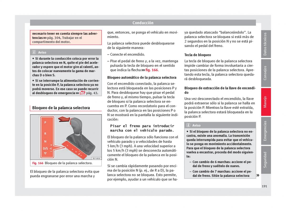 Seat Ateca manual del propietario / page 193