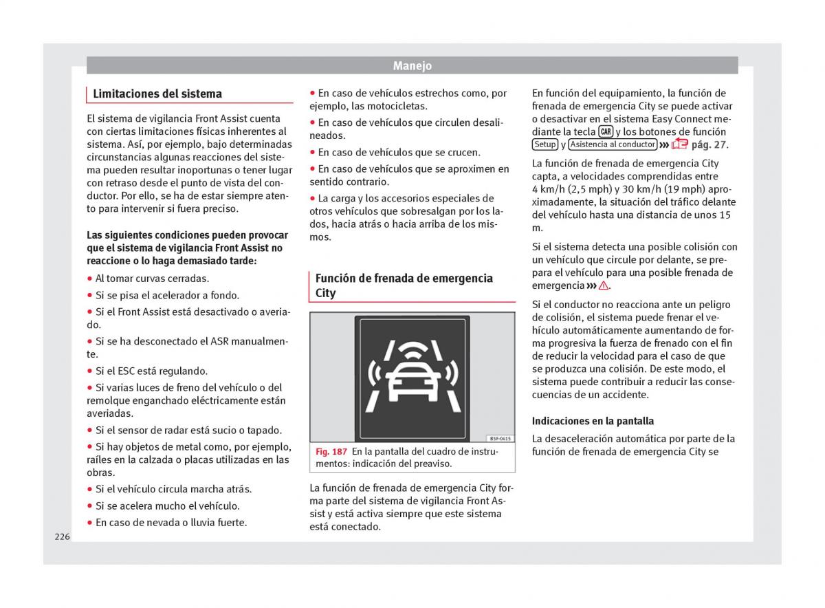 Seat Ateca manual del propietario / page 228