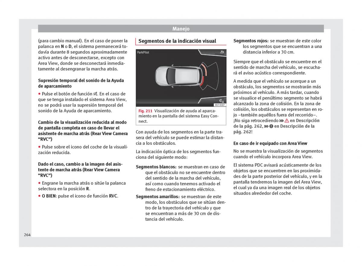 Seat Ateca manual del propietario / page 266