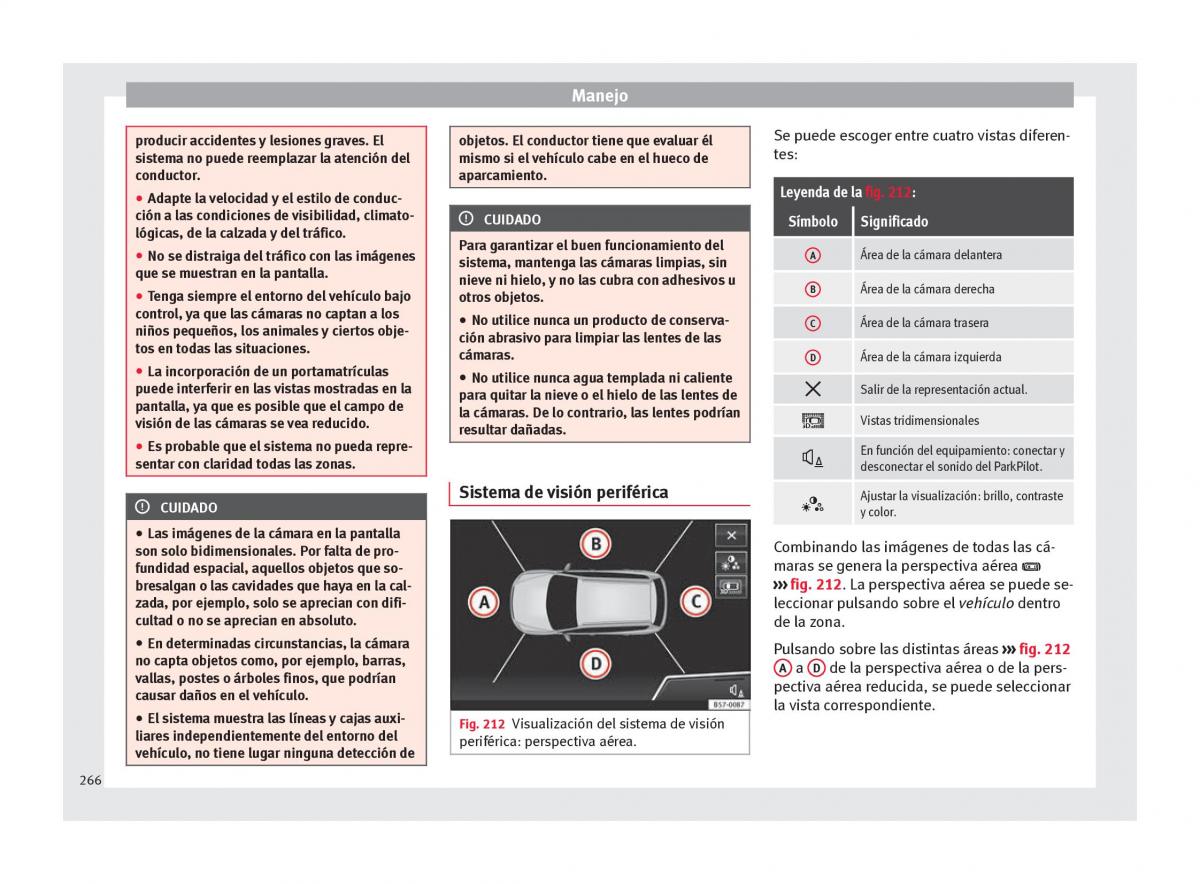 Seat Ateca manual del propietario / page 268