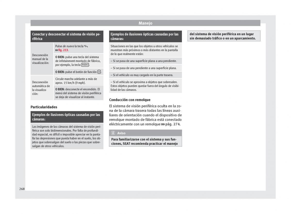 Seat Ateca manual del propietario / page 270