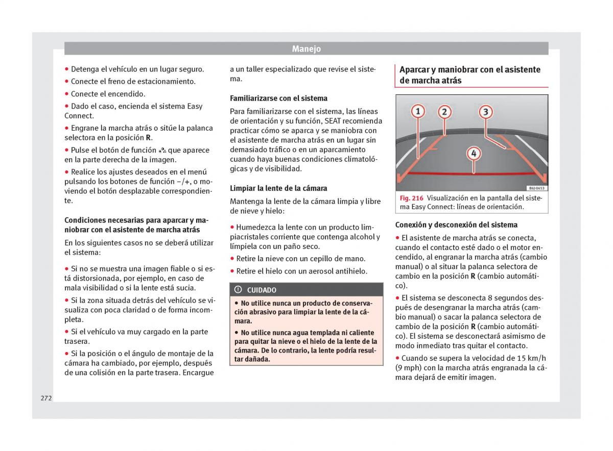 Seat Ateca manual del propietario / page 274