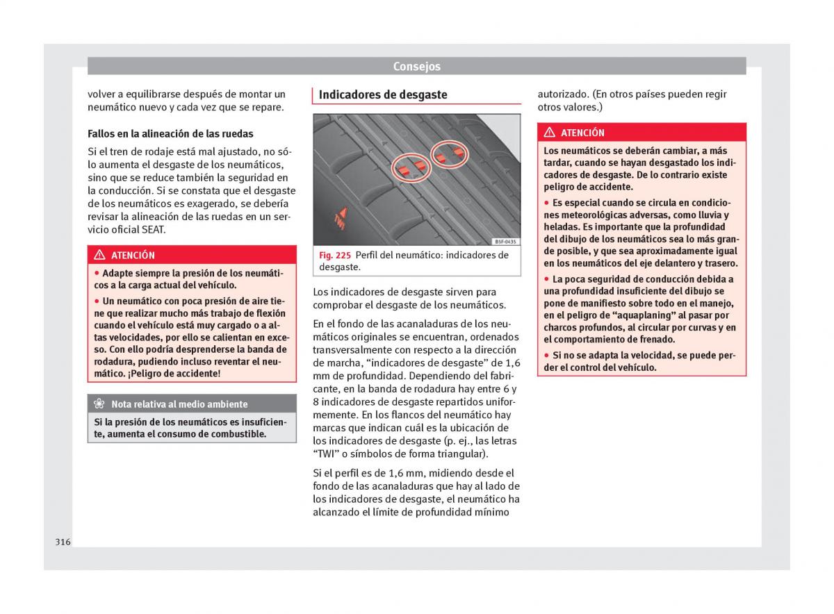 Seat Ateca manual del propietario / page 318