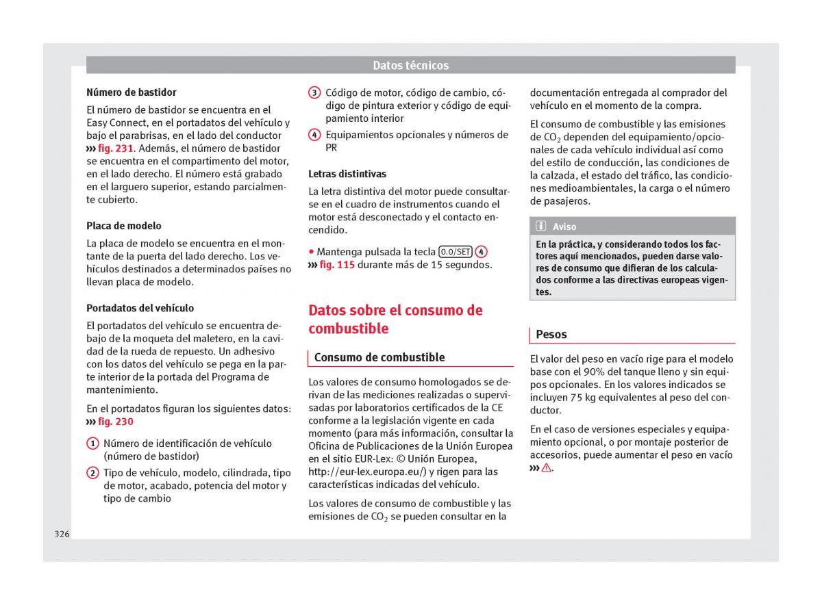 Seat Ateca manual del propietario / page 328