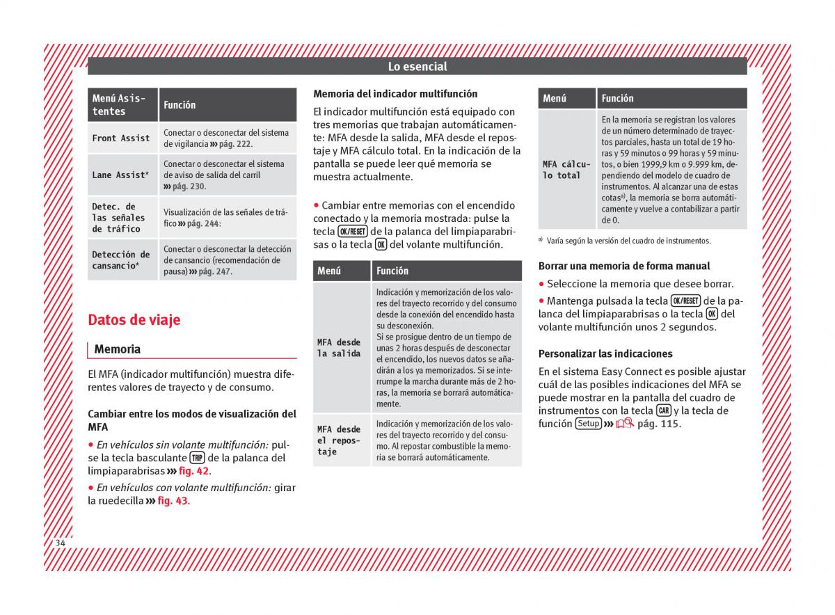 Seat Ateca manual del propietario / page 36