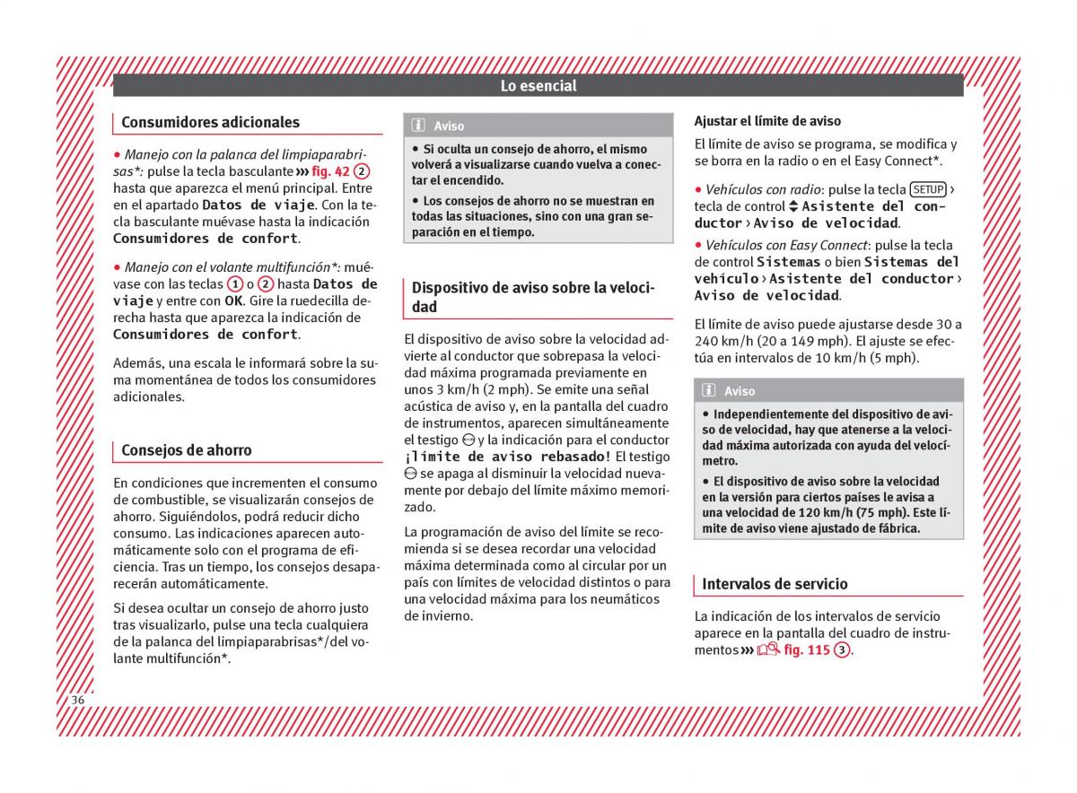 Seat Ateca manual del propietario / page 38