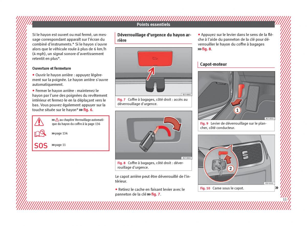 Seat Ateca manuel du proprietaire / page 13