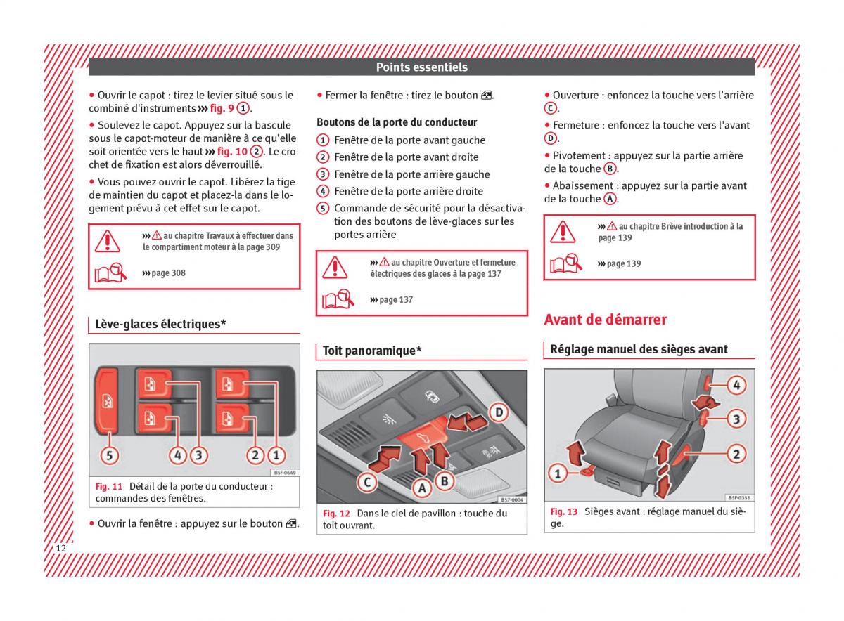 Seat Ateca manuel du proprietaire / page 14