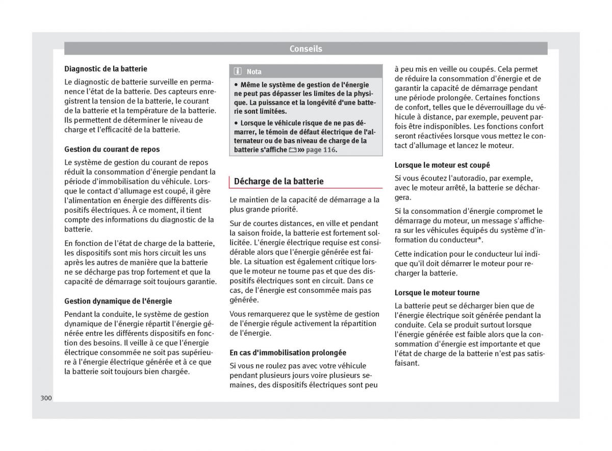 manuel du propriétaire  Seat Ateca manuel du proprietaire / page 302