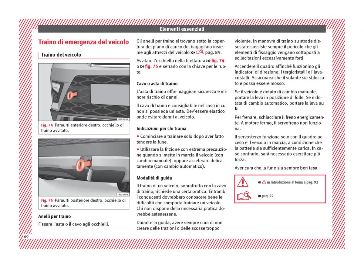 Seat Ateca manuale del proprietario / page 62