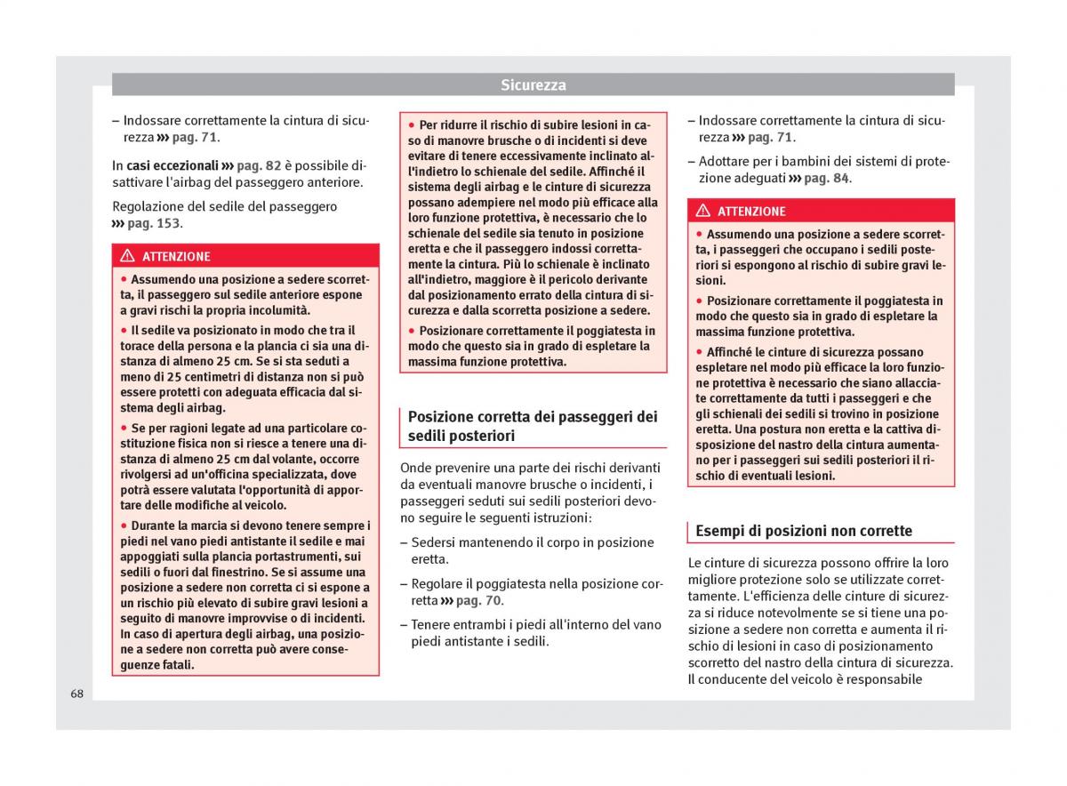 Seat Ateca manuale del proprietario / page 70