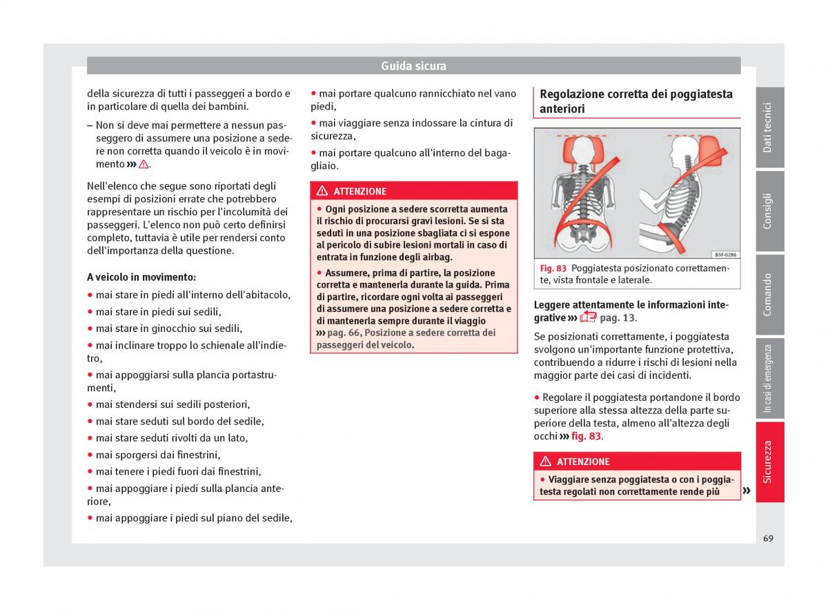 Seat Ateca manuale del proprietario / page 71