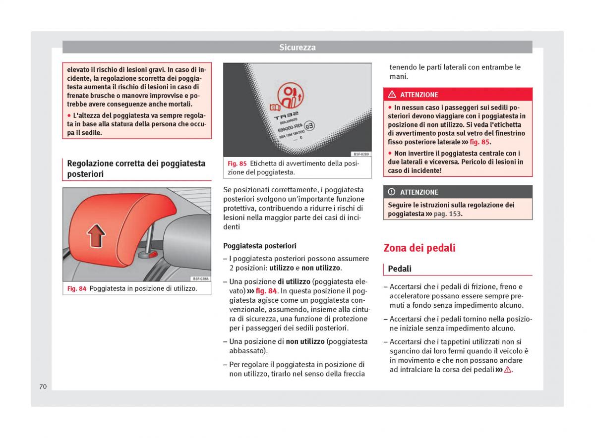 Seat Ateca manuale del proprietario / page 72