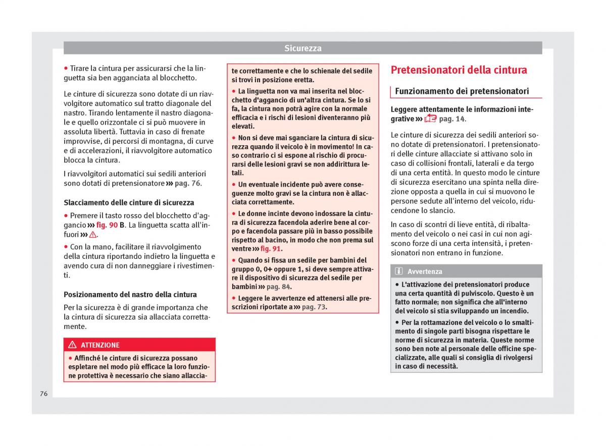 Seat Ateca manuale del proprietario / page 78