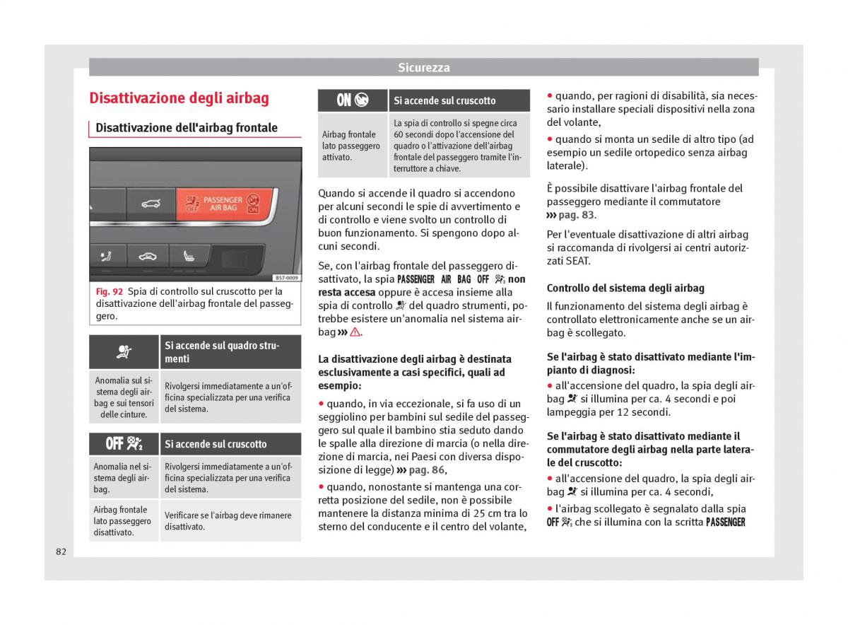 Seat Ateca manuale del proprietario / page 84