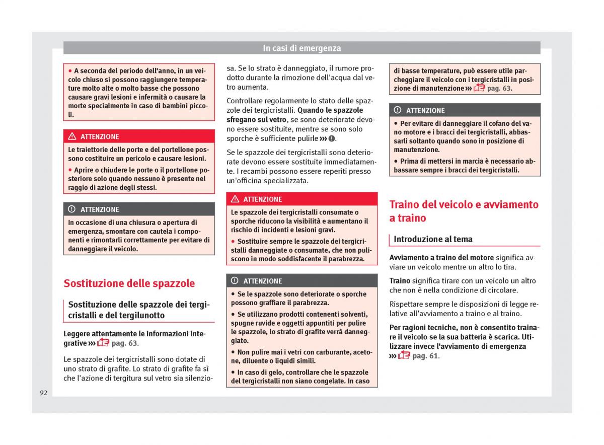 Seat Ateca manuale del proprietario / page 94