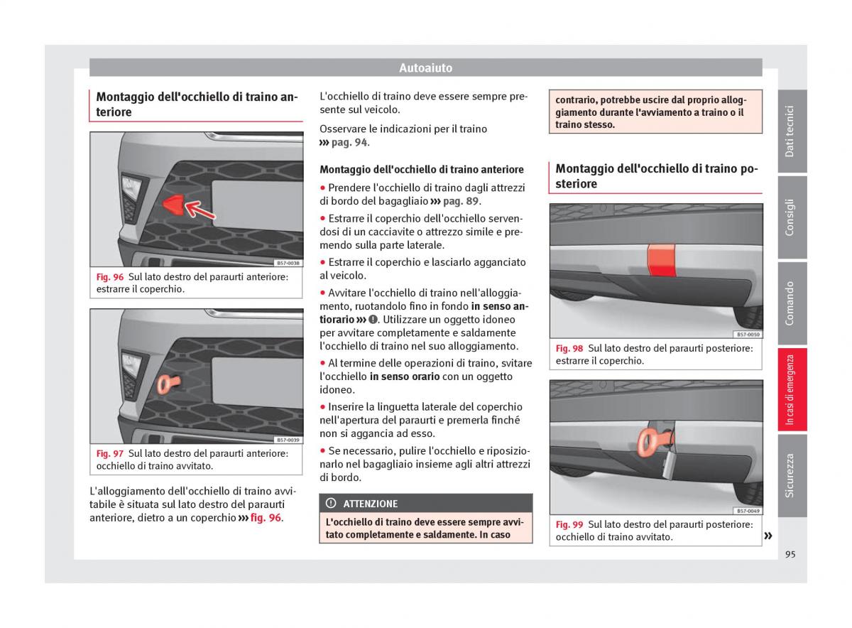 Seat Ateca manuale del proprietario / page 97