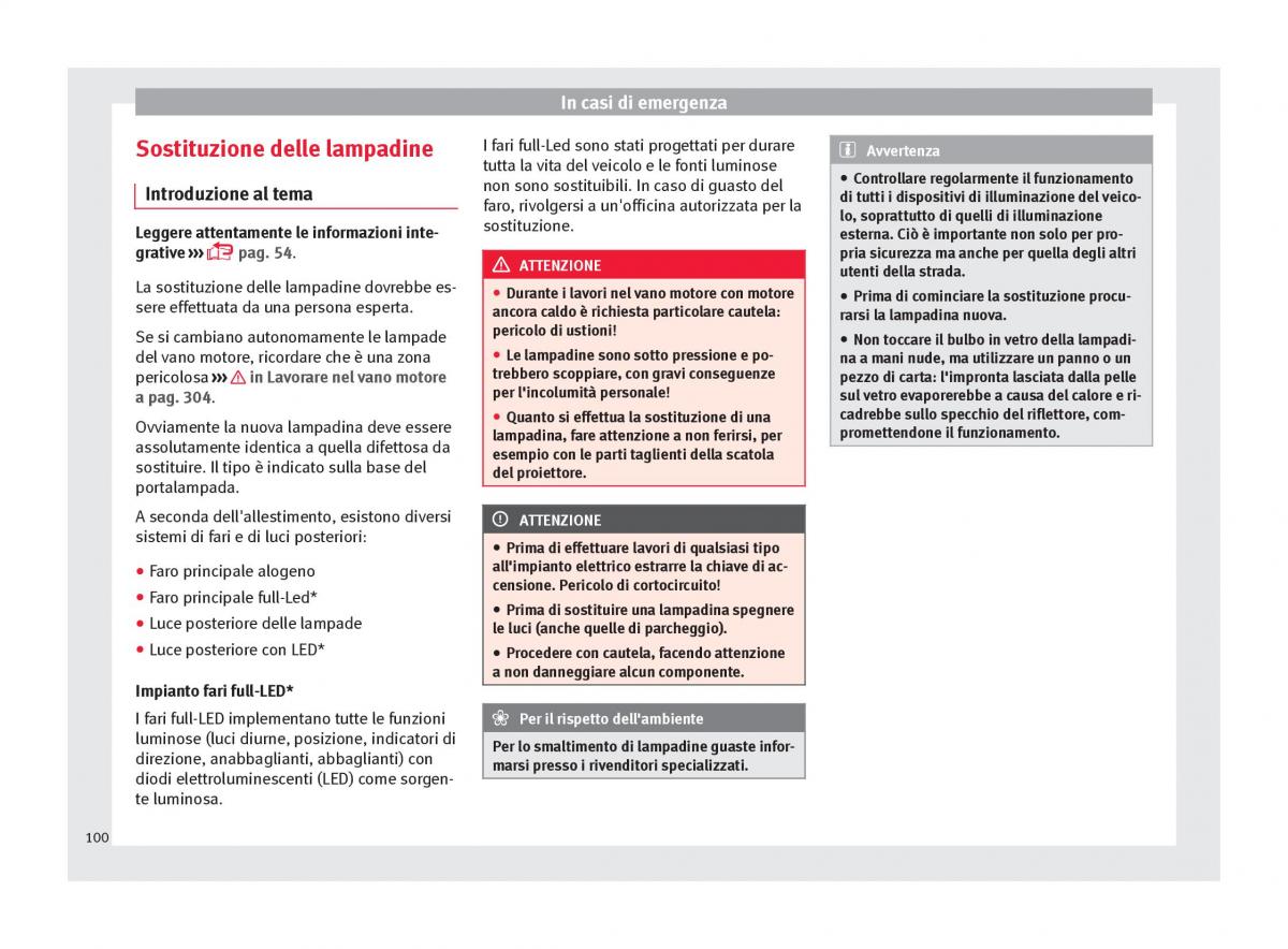 Seat Ateca manuale del proprietario / page 102