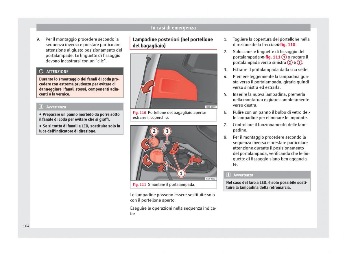 Seat Ateca manuale del proprietario / page 106