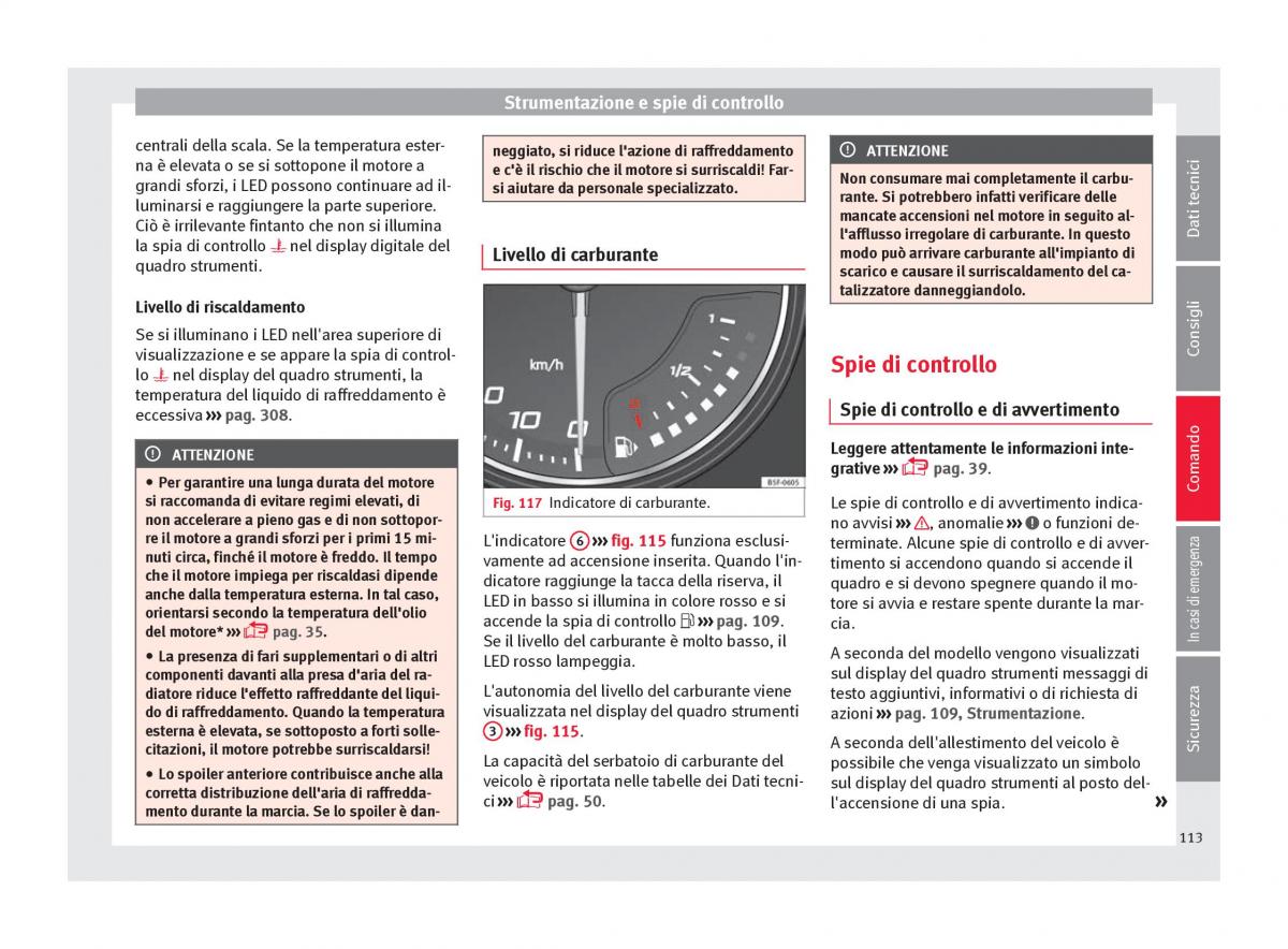 Seat Ateca manuale del proprietario / page 115