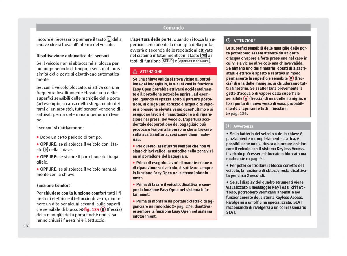 Seat Ateca manuale del proprietario / page 128