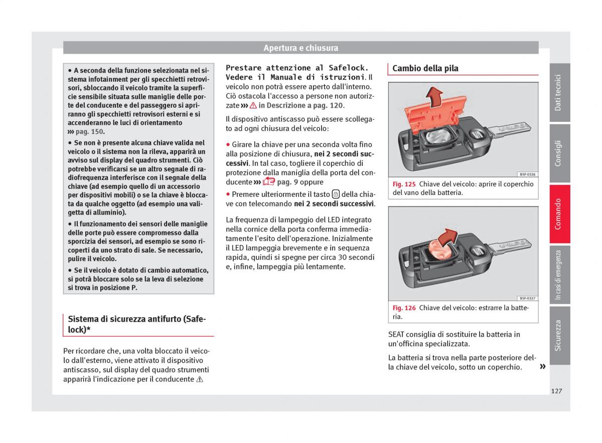 Seat Ateca manuale del proprietario / page 129