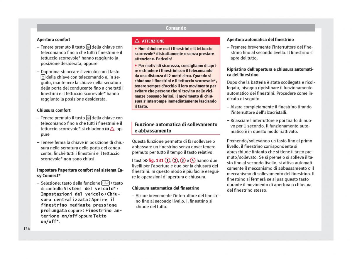 Seat Ateca manuale del proprietario / page 138