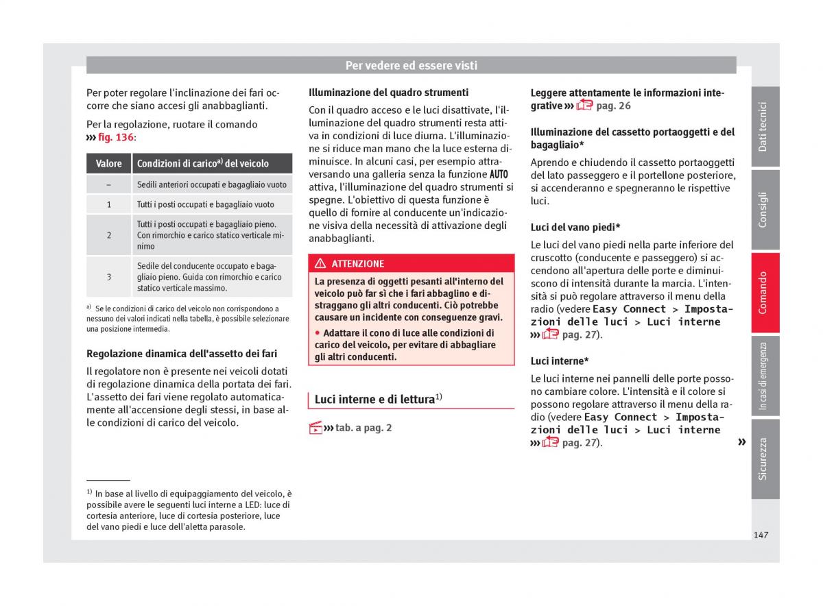 Seat Ateca manuale del proprietario / page 149