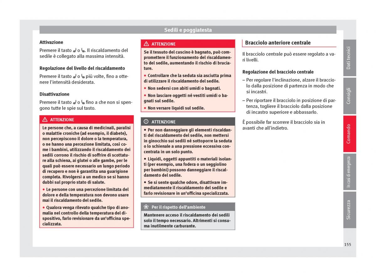 Seat Ateca manuale del proprietario / page 157