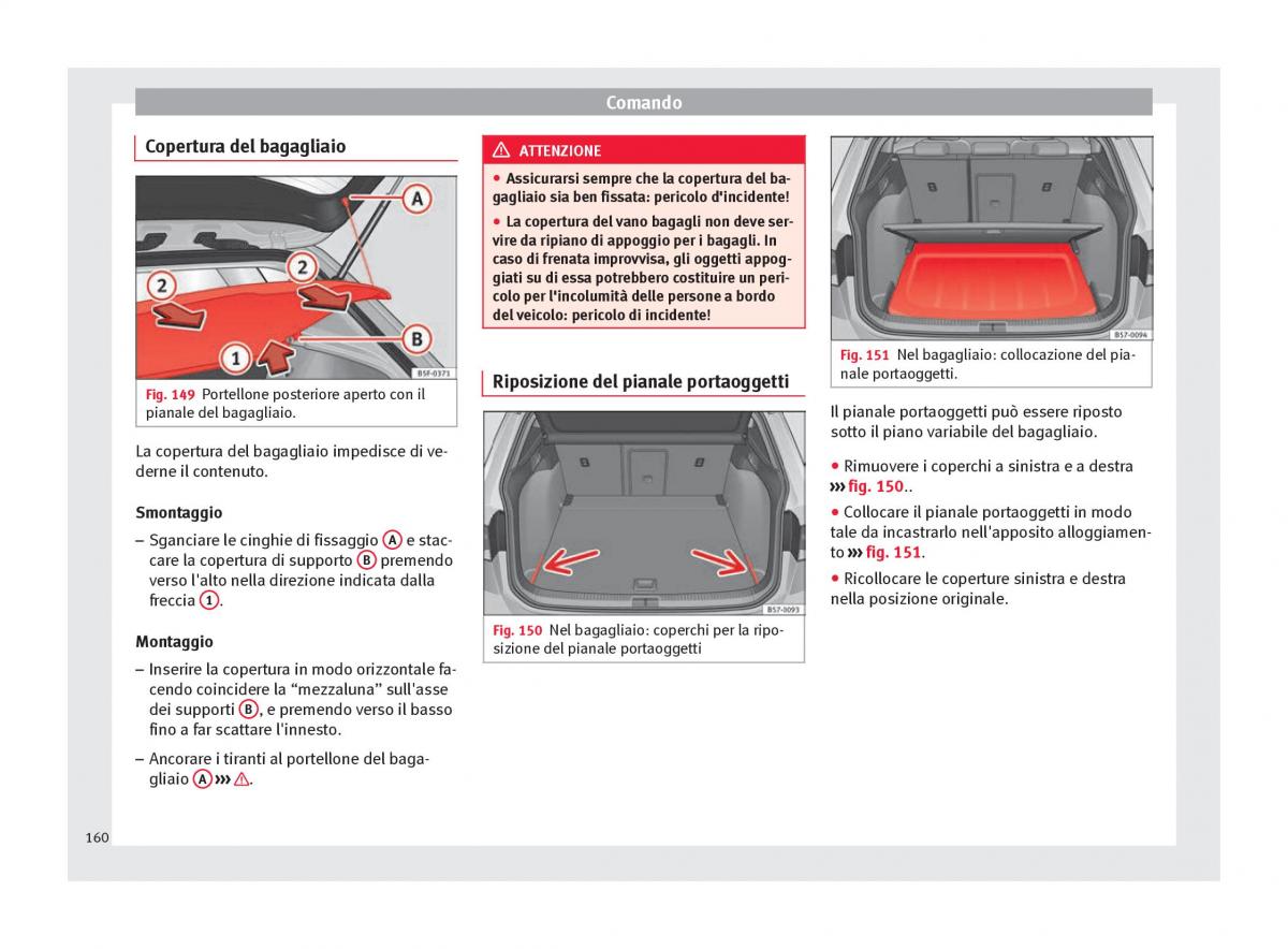 Seat Ateca manuale del proprietario / page 162