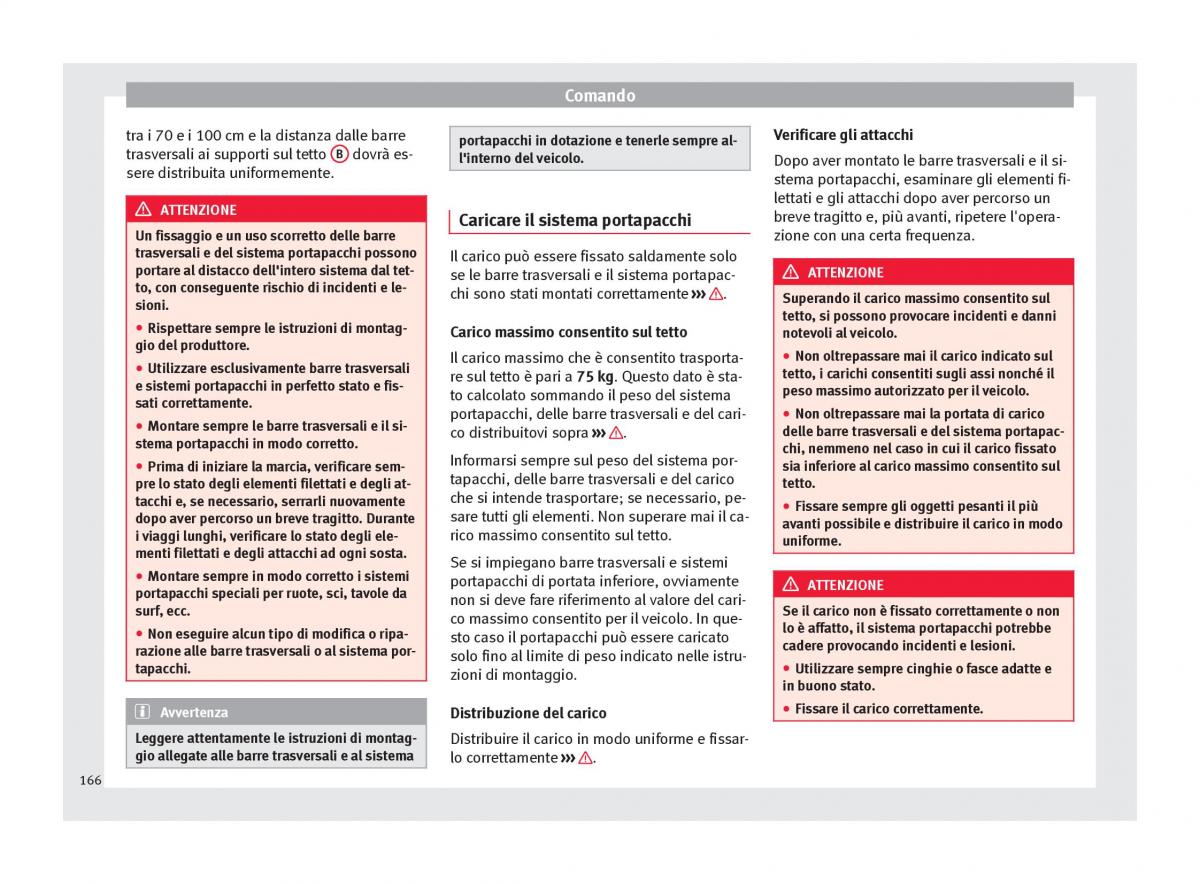 Seat Ateca manuale del proprietario / page 168