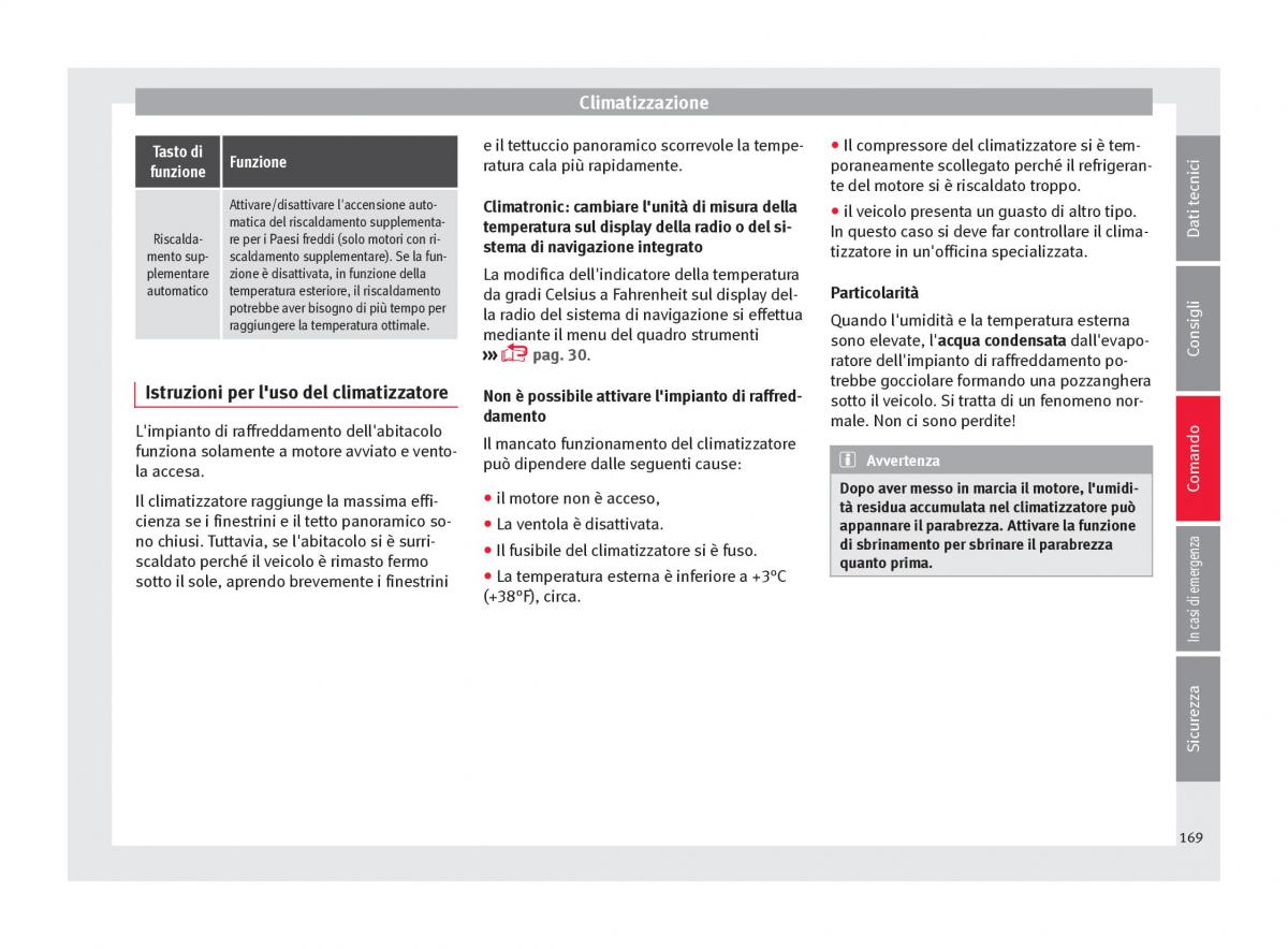 Seat Ateca manuale del proprietario / page 171