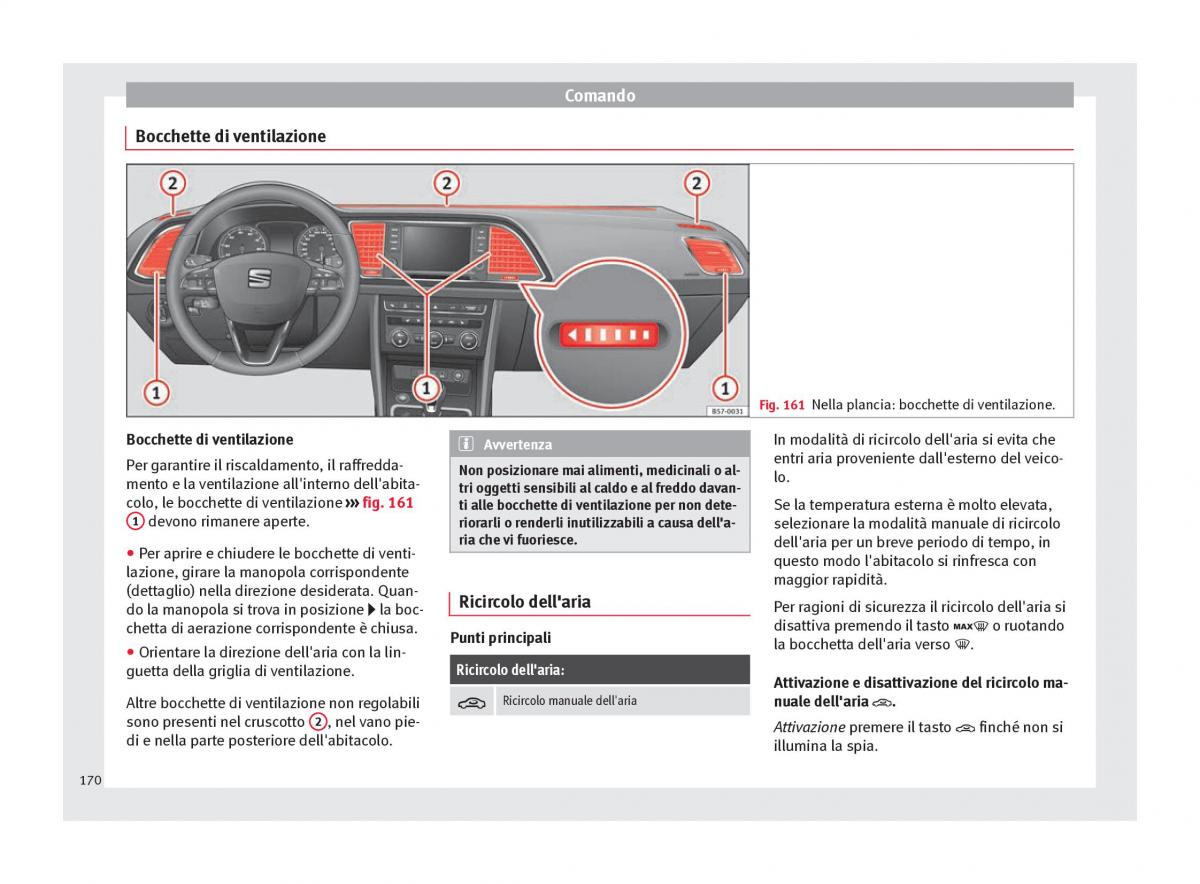 Seat Ateca manuale del proprietario / page 172