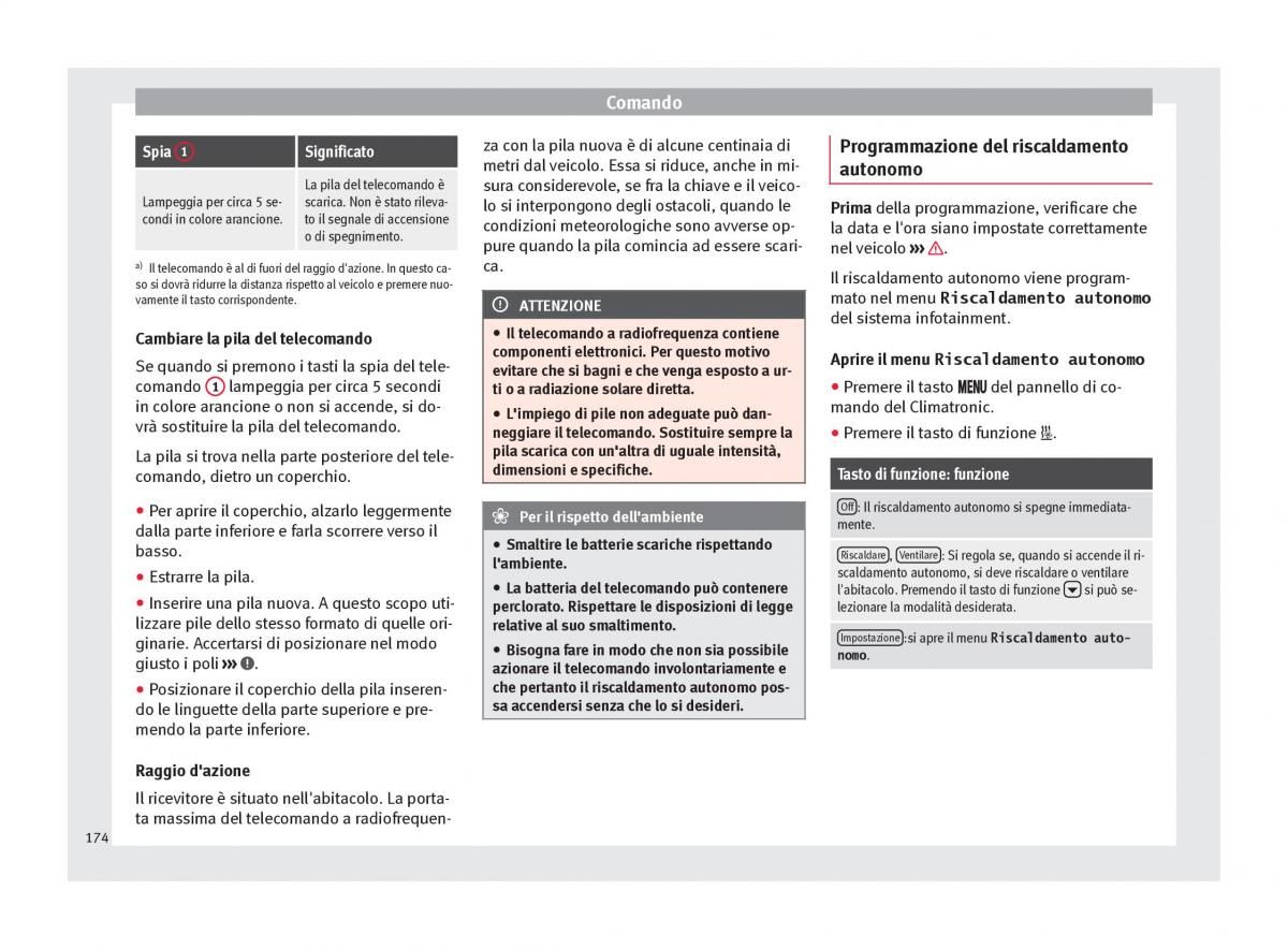 Seat Ateca manuale del proprietario / page 176