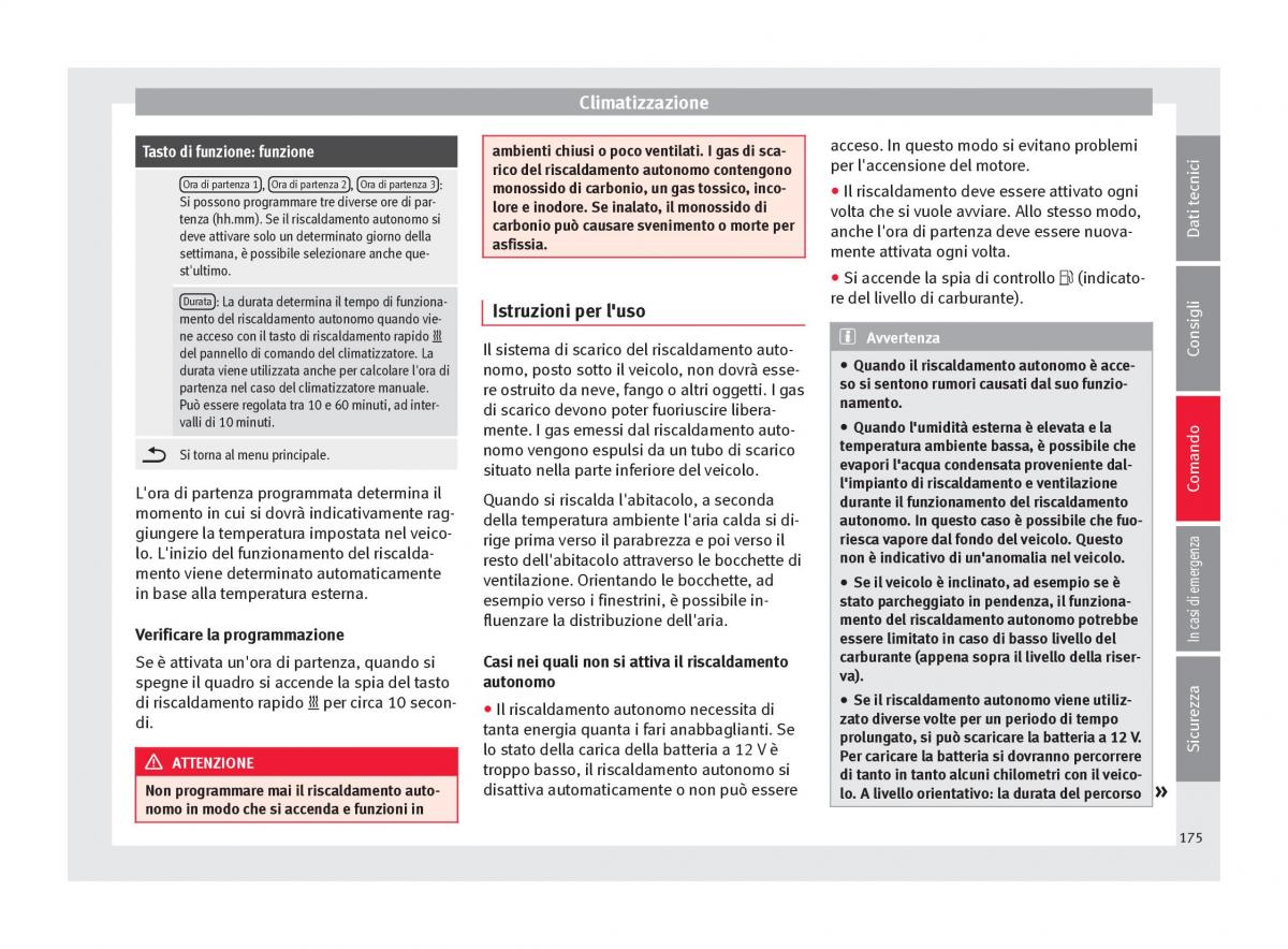 Seat Ateca manuale del proprietario / page 177