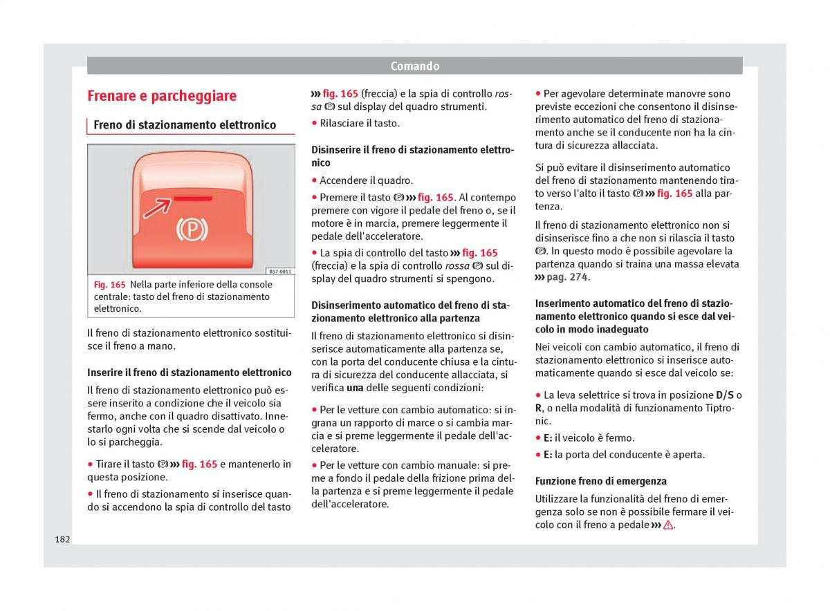 Seat Ateca manuale del proprietario / page 184