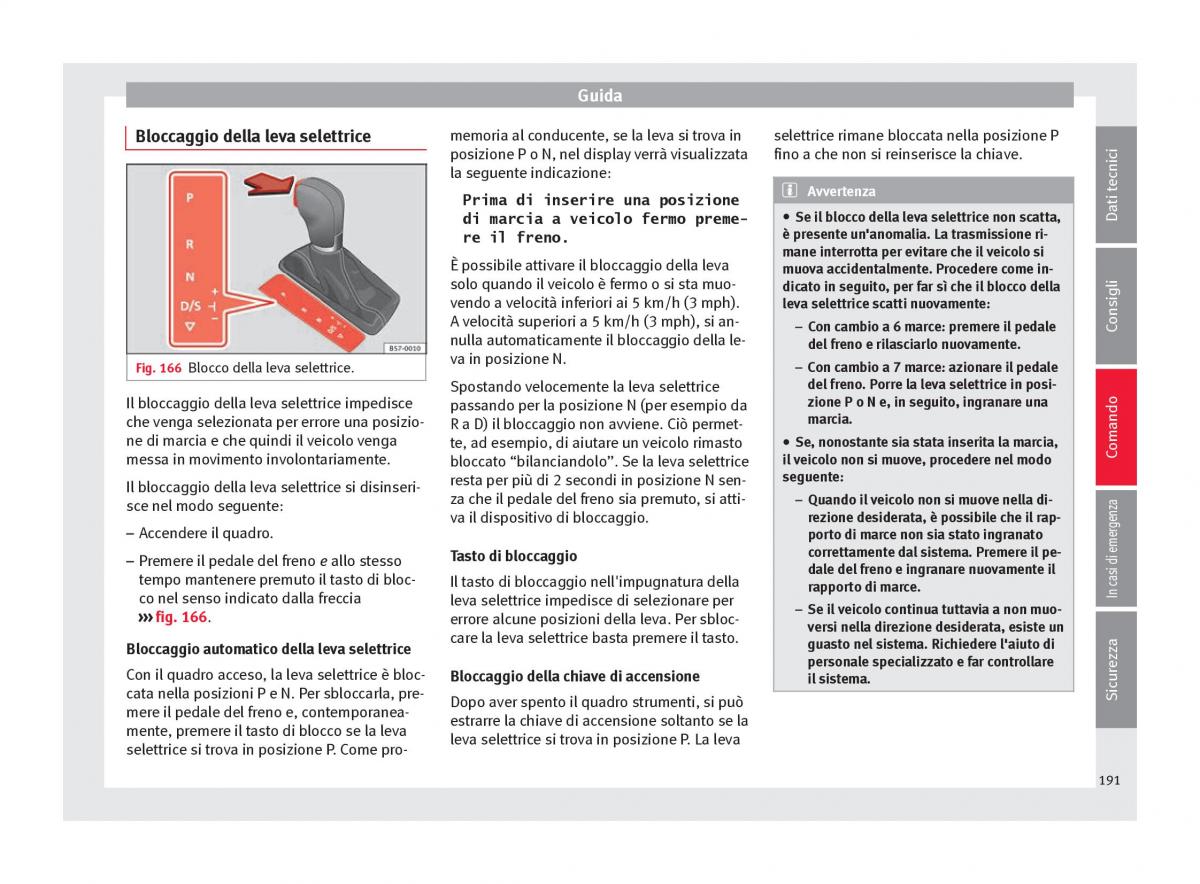 Seat Ateca manuale del proprietario / page 193