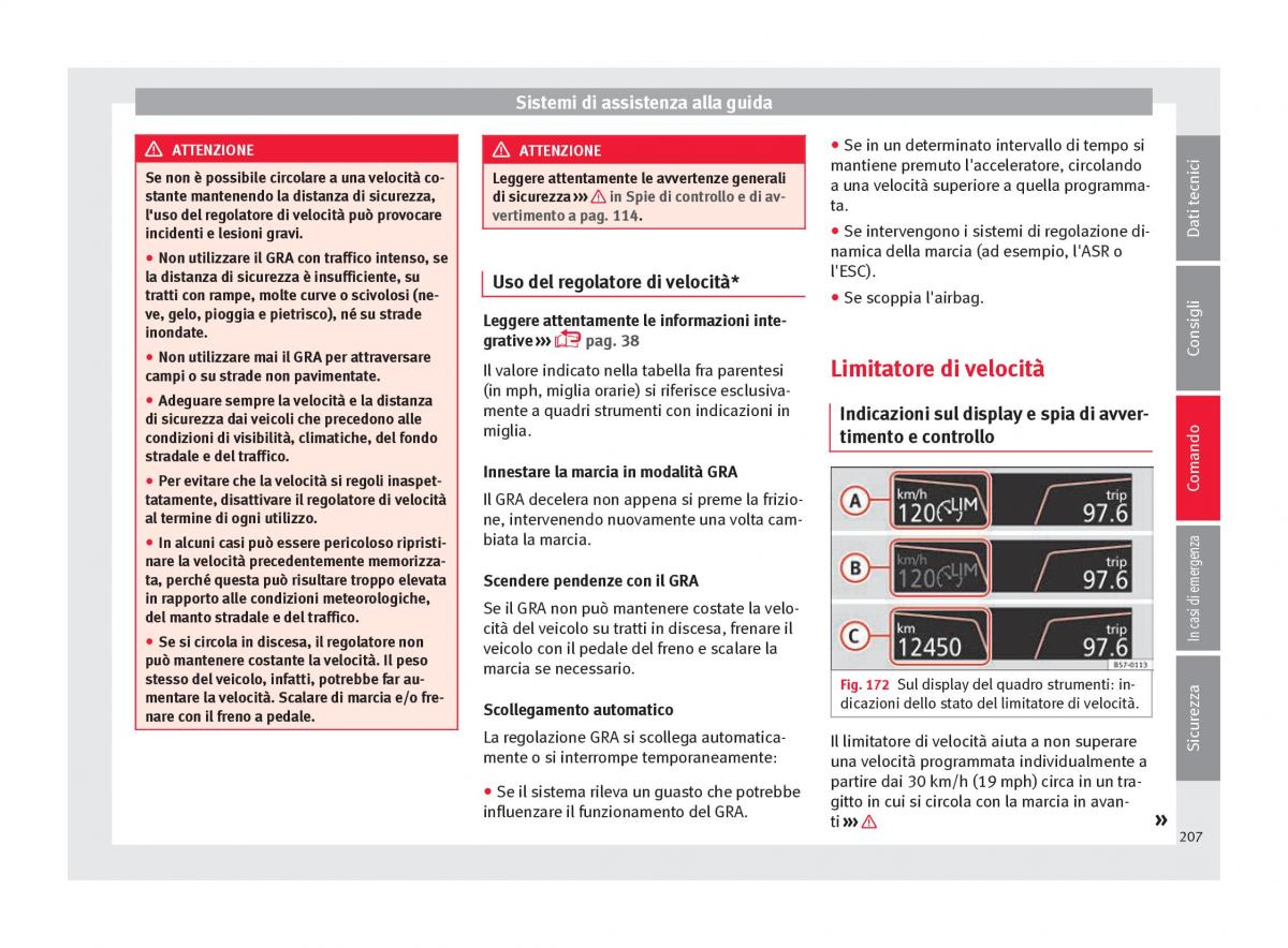 Seat Ateca manuale del proprietario / page 209