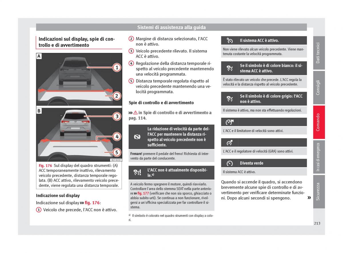 Seat Ateca manuale del proprietario / page 215