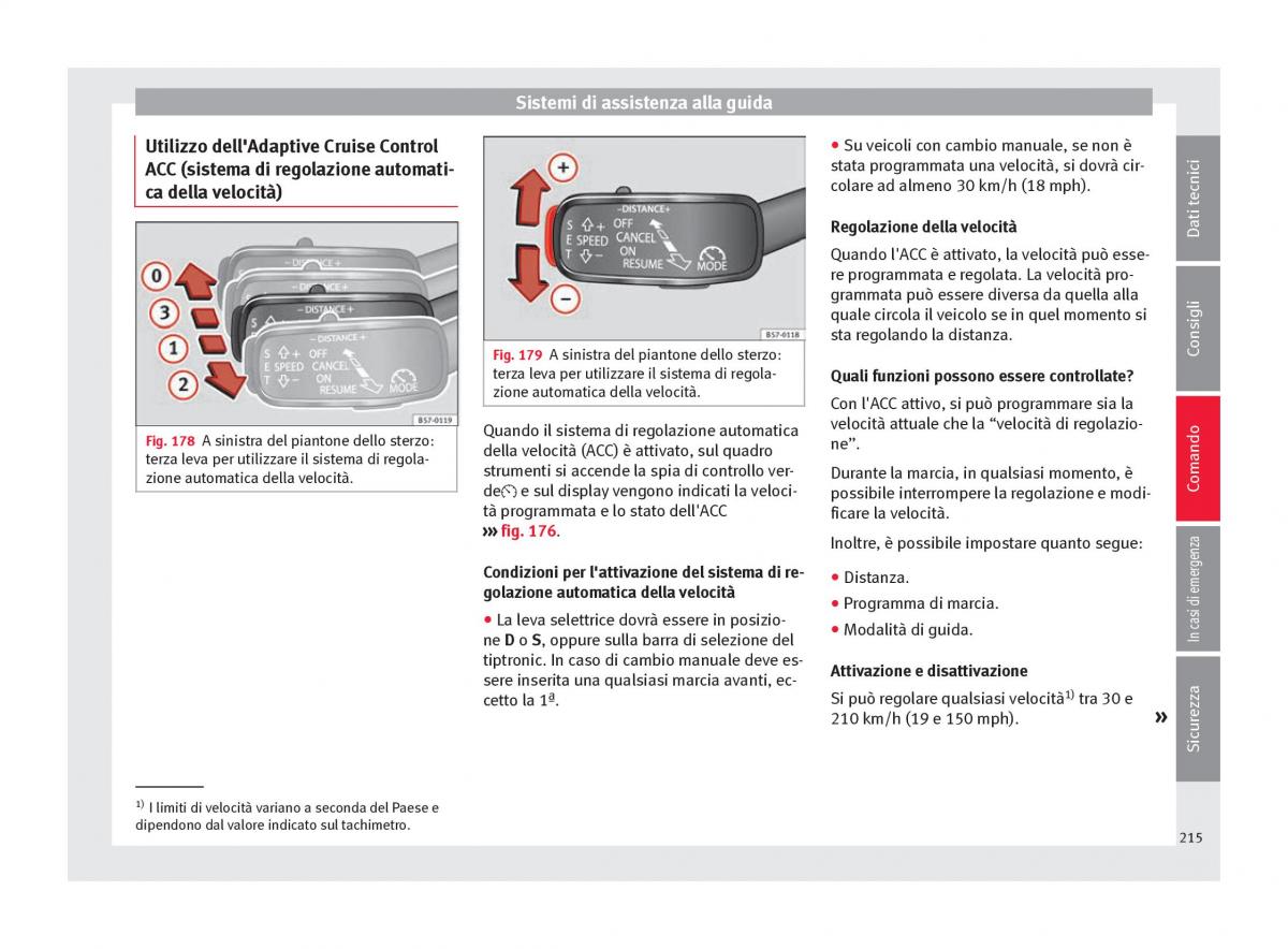 Seat Ateca manuale del proprietario / page 217