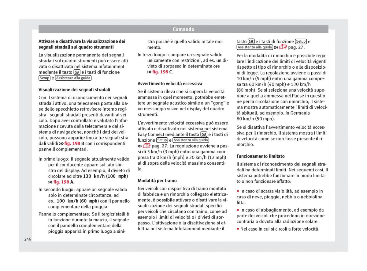 Seat Ateca manuale del proprietario / page 248