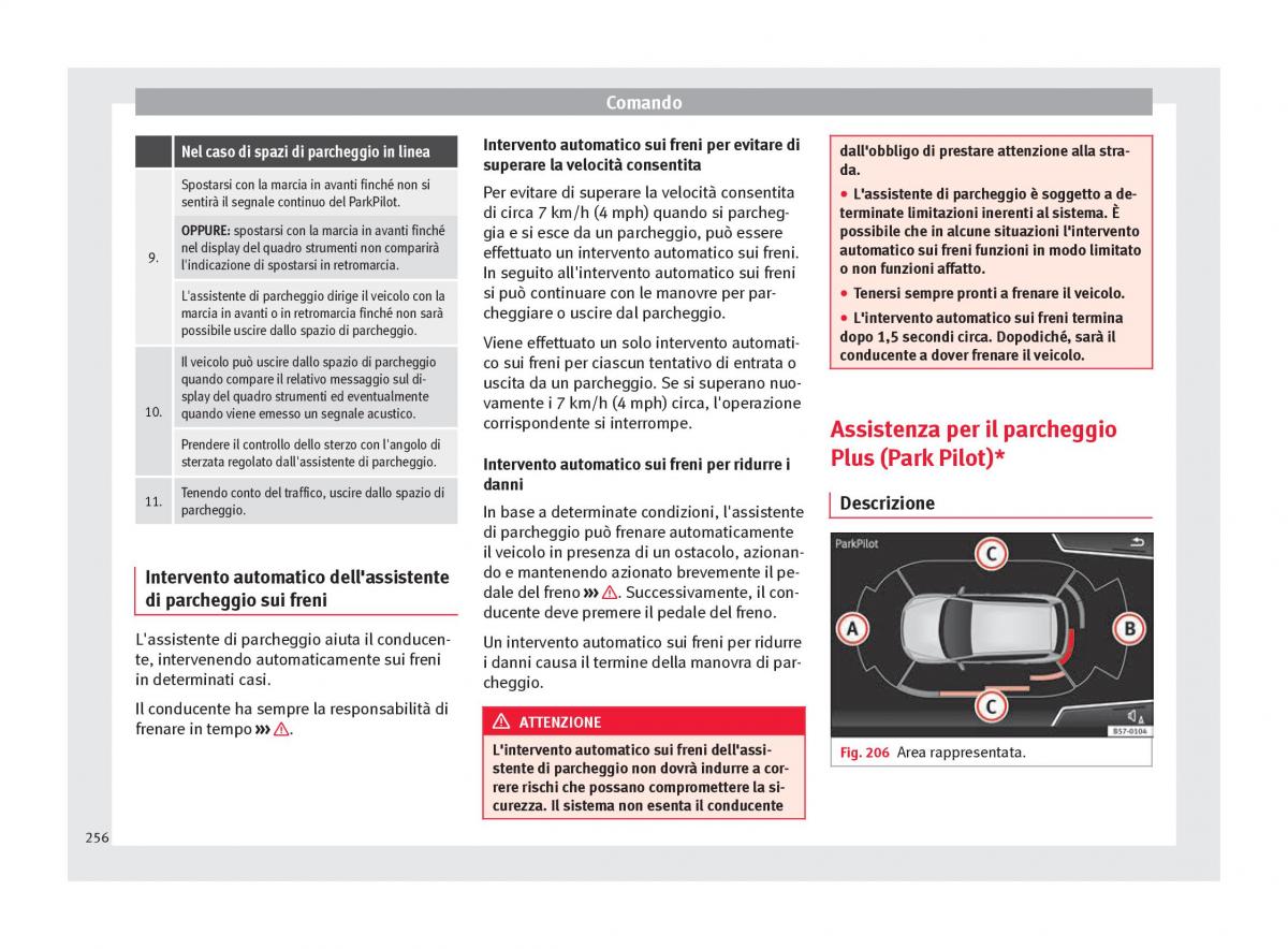 Seat Ateca manuale del proprietario / page 258