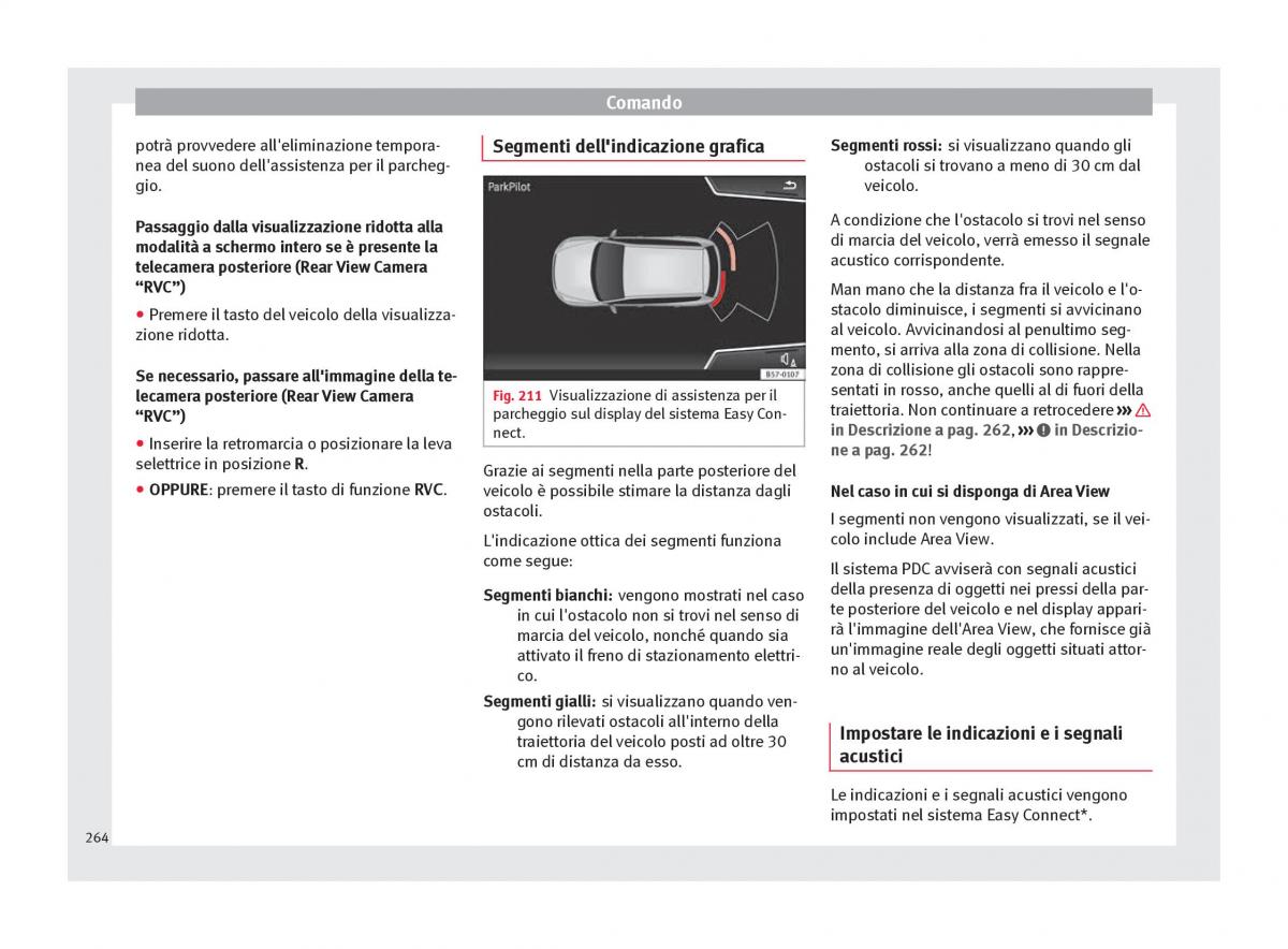 Seat Ateca manuale del proprietario / page 266