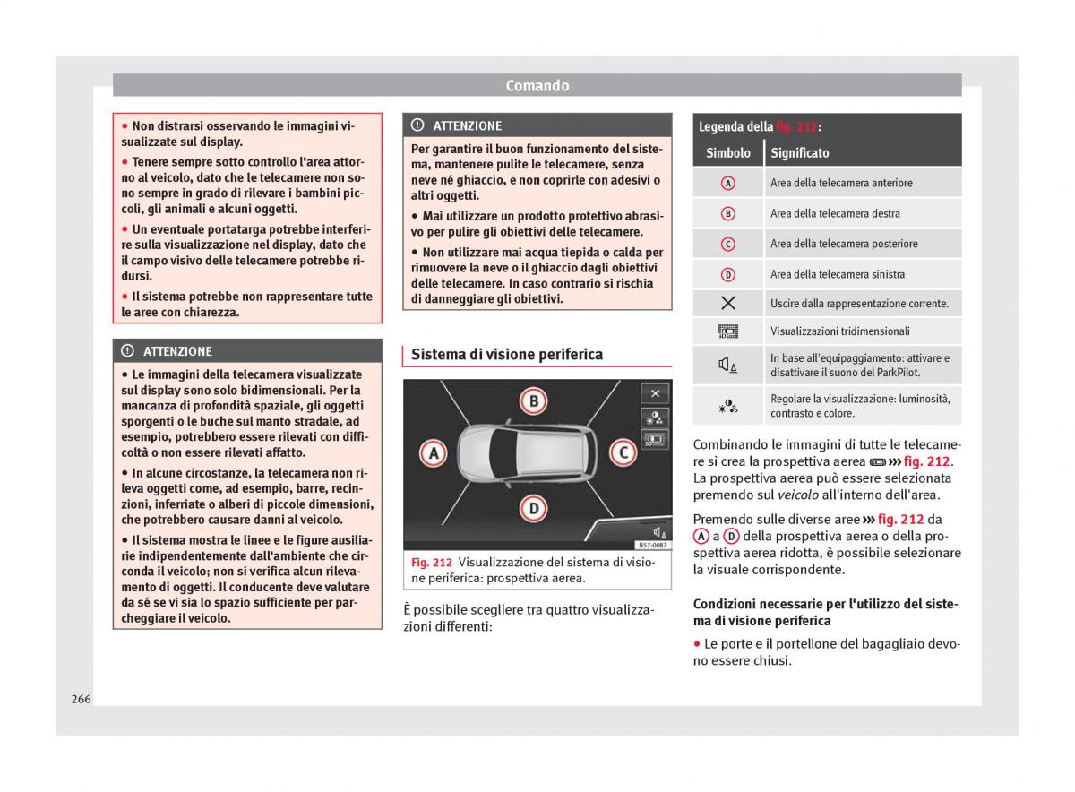 Seat Ateca manuale del proprietario / page 268