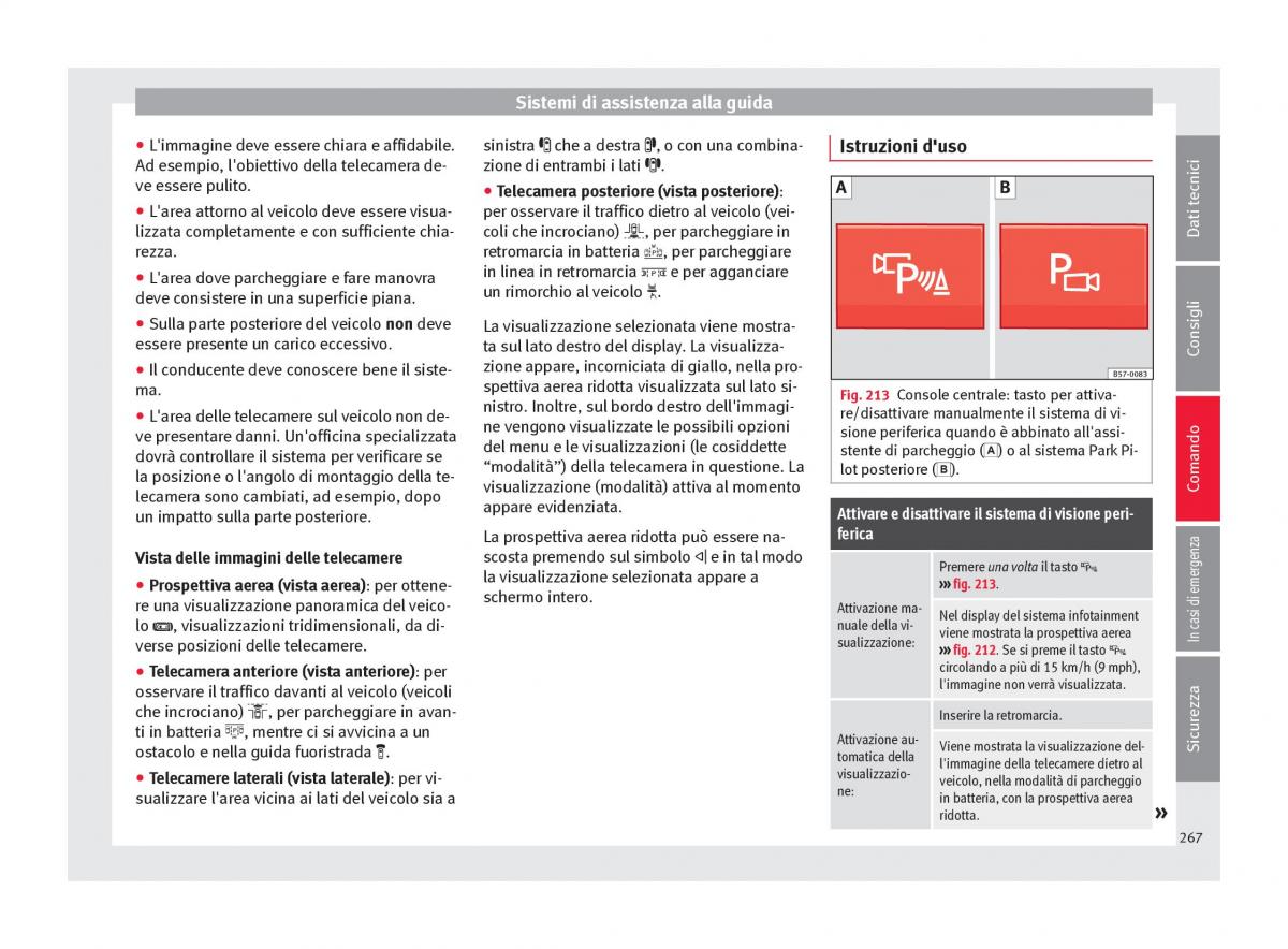 Seat Ateca manuale del proprietario / page 269