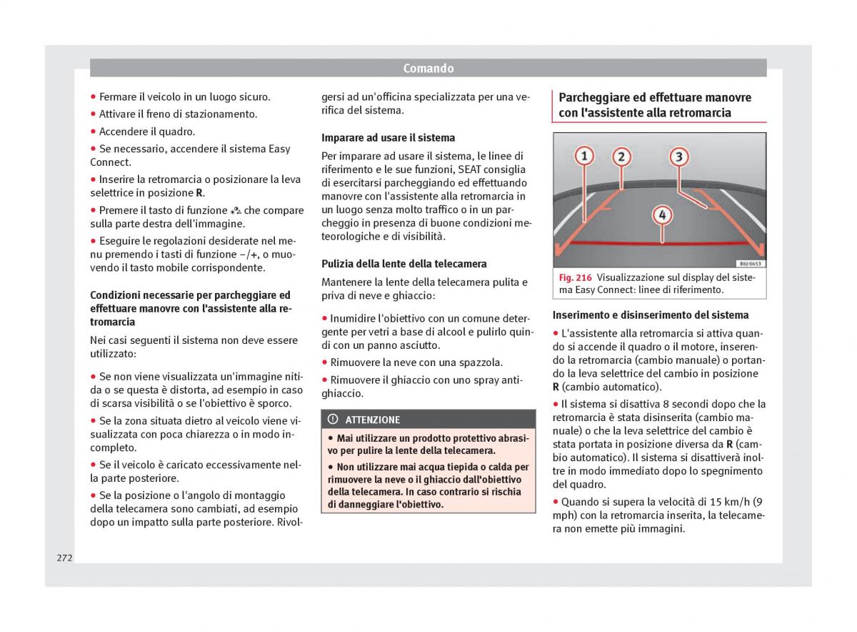 Seat Ateca manuale del proprietario / page 274