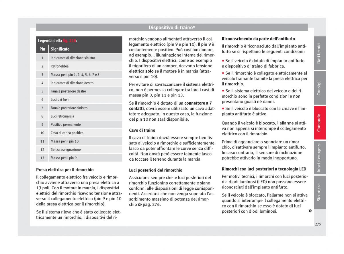 Seat Ateca manuale del proprietario / page 281