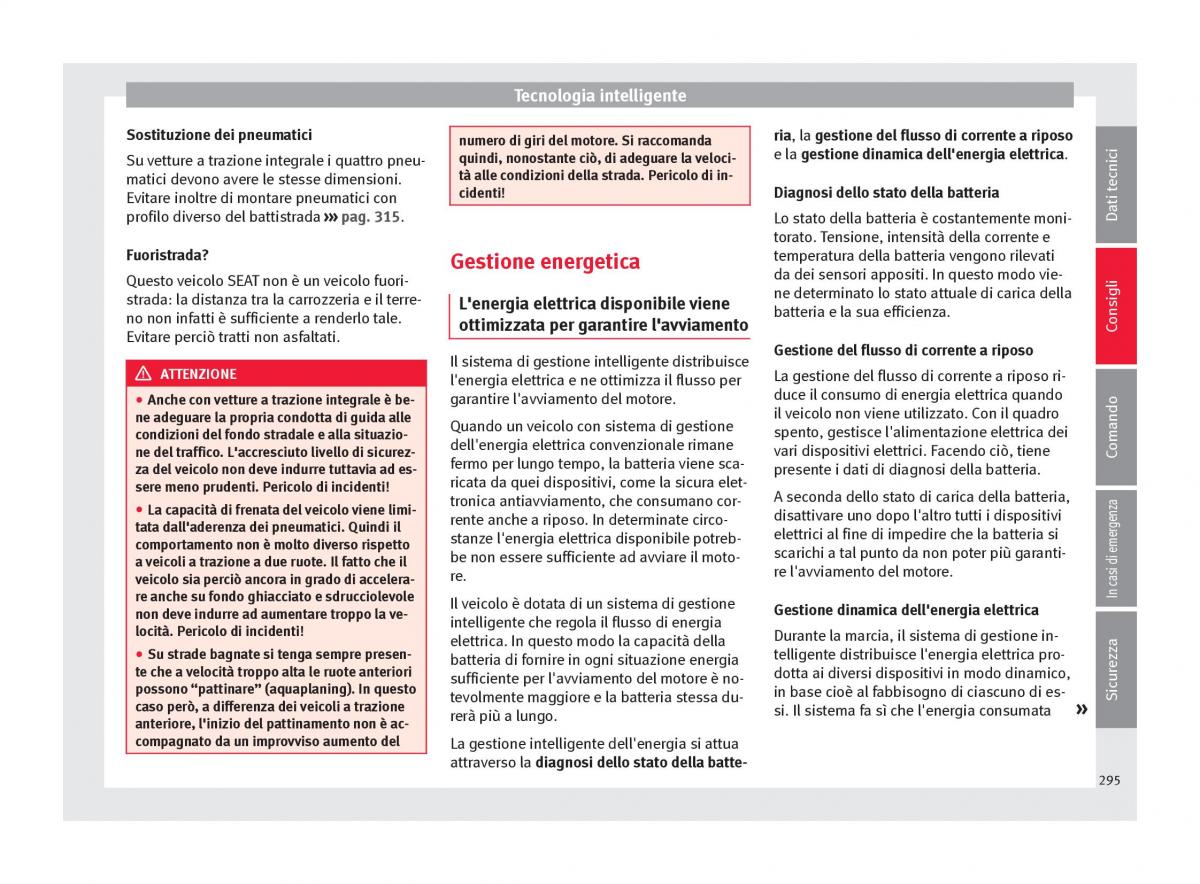 Seat Ateca manuale del proprietario / page 297