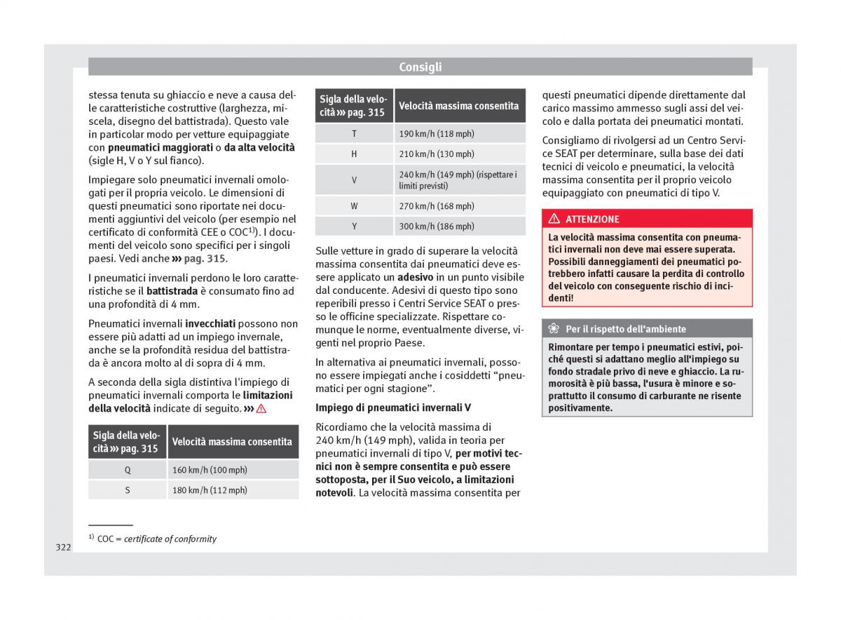 Seat Ateca manuale del proprietario / page 324